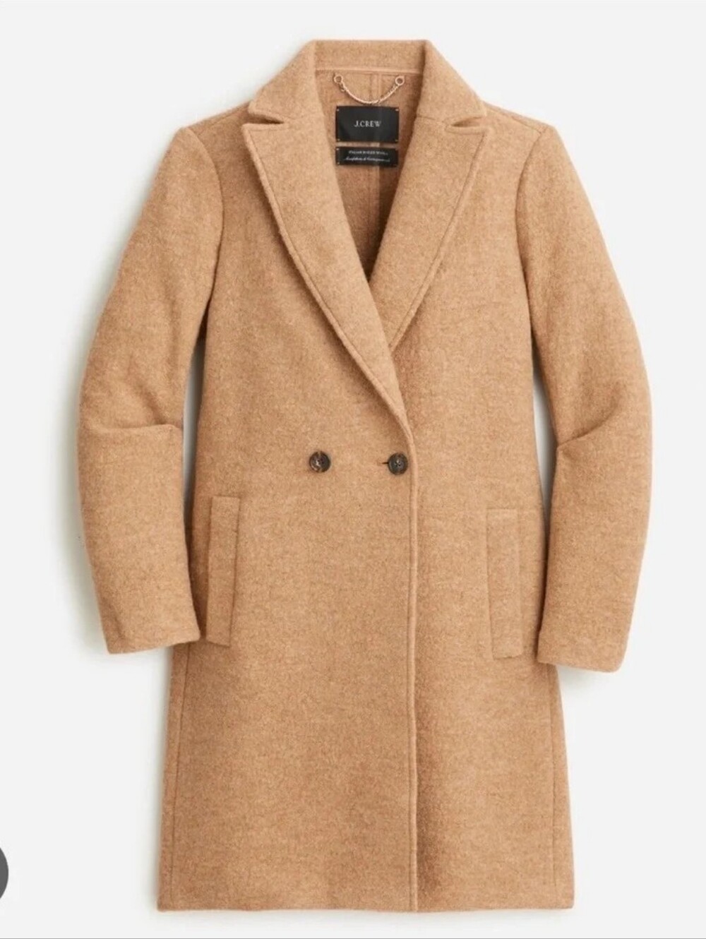 J. Crew Daphne Italian Boiled Wool Coat Size 0